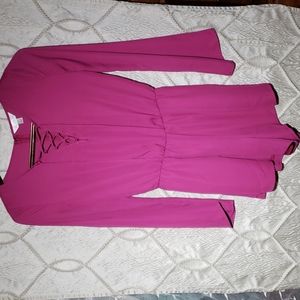 Romper women's hot pink magenta Skort Dress .